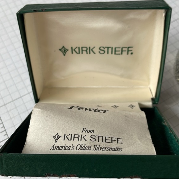 Vintage Kirk Stieff Winter Holly Pewter Cuff Bracelet. - Picture 9 of 10